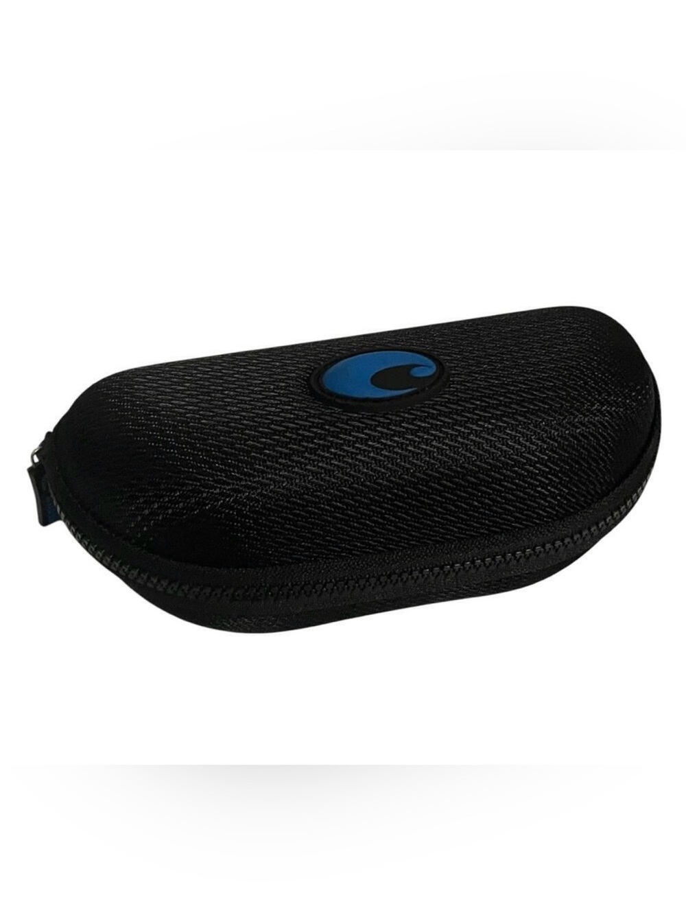 Costa Clam Zip Closure Sunglasses Hard Case Black Blue Logo NEW